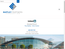 Tablet Screenshot of bartleypartners.com.au